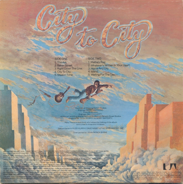 Gerry Rafferty - City To City | United Artists Records (UA-LA840-G) - 2 Gerry Rafferty - City To City | United Artists Records (UA-LA840-G) - 2