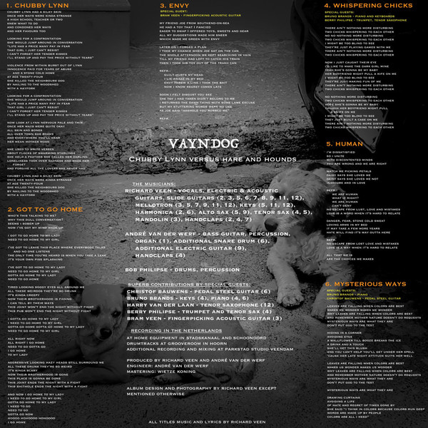 Vayndog - Chubby Lynn Versus Hare And Hounds | Not On Label (2021LP VAYN) - 3