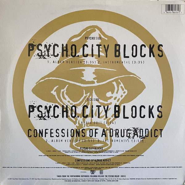 Psycho Realm - Psycho City Blocks | Ruffhouse Records (44 78573) - 2 Psycho Realm - Psycho City Blocks | Ruffhouse Records (44 78573) - 2