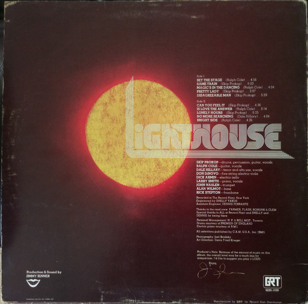 Lighthouse - Can You Feel It [Vinyl] | GRT (9230-1039) - 2
