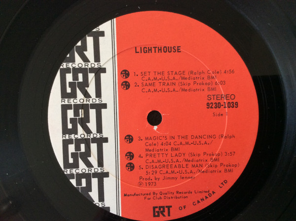 Lighthouse - Can You Feel It [Vinyl] | GRT (9230-1039) - 3