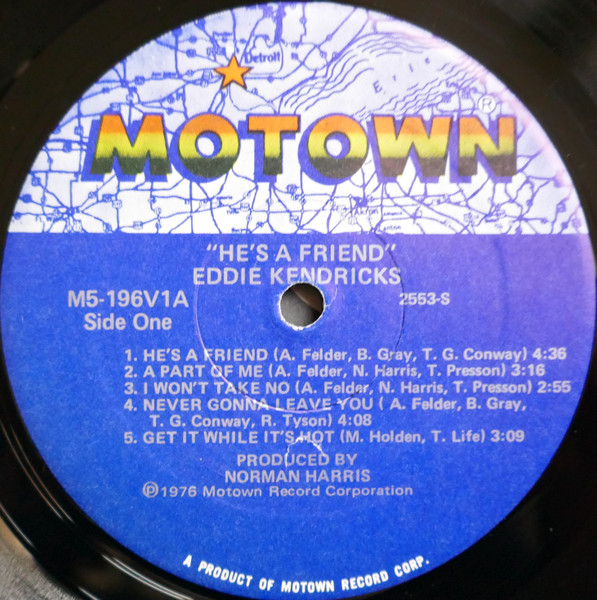 Eddie Kendricks - He's A Friend | Motown (M5-196V1) - 3 Eddie Kendricks - He's A Friend | Motown (M5-196V1) - 3