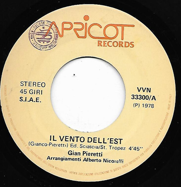 Gian Pieretti - Il Vento Dell'Est | Apricot Records (VVN 33300) - 3