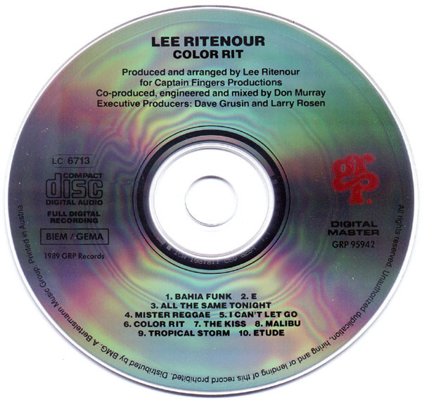 Lee Ritenour - Color Rit | GRP (GRP 95942) - 3