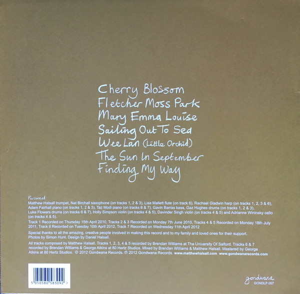 Matthew Halsall - Fletcher Moss Park | Gondwana Records (GONDLP 007) - 2