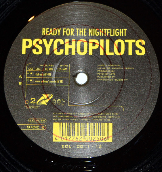 Psychopilots - Ready For The Nightflight | Eclipse Tunes (ECL-0011-12)