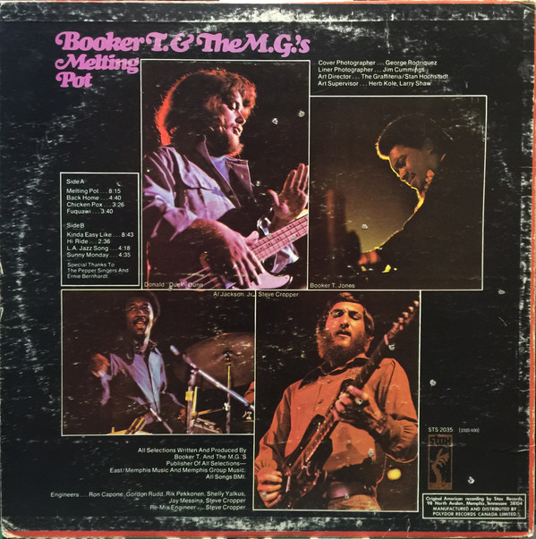 Booker T & The MG's - Melting Pot | Stax (STS 2035) - main