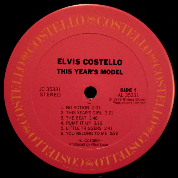 Elvis Costello - This Year's Model | Columbia (JC 35331) - 3 Elvis Costello - This Year's Model | Columbia (JC 35331) - 3