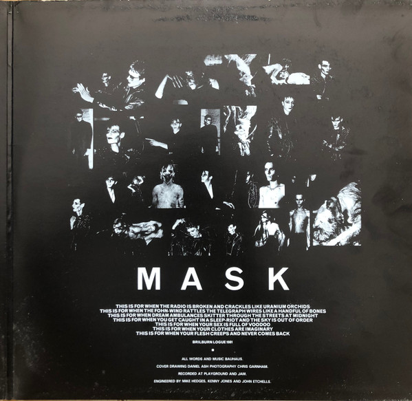 Bauhaus - Mask | Beggars Banquet (BBL 29) - 3 Bauhaus - Mask | Beggars Banquet (BBL 29) - 3
