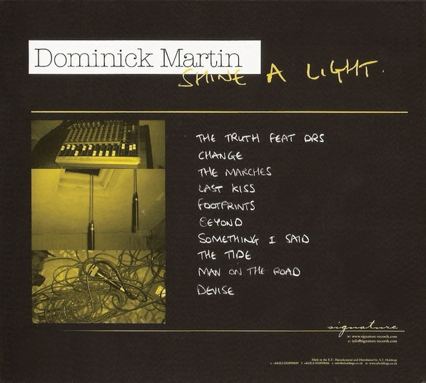 Dominick Martin - Shine A Light | Signature Records (SIGCD005) - 2