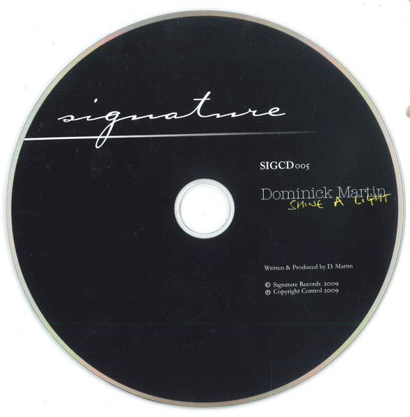 Dominick Martin - Shine A Light | Signature Records (SIGCD005) - 4