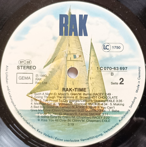 Various - RAK Time | RAK (1C 070-63697) - 4