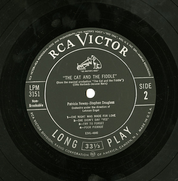 Jerome Kern , Oscar Hammerstein II , Otto Harbach - Showboat and The Cat And The Fiddle | RCA Victor (LPM 3151) - 4 Jerome Kern , Oscar Hammerstein II , Otto Harbach - Showboat and The Cat And The Fiddle | RCA Victor (LPM 3151) - 4