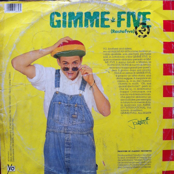 Jovanotti - Gimme Five 2 (Rasta Five) | Ibiza Records (IBZ 652865 6)