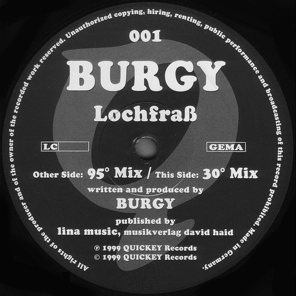 Burgy - Lochfraß | Quickey Records (001) - main