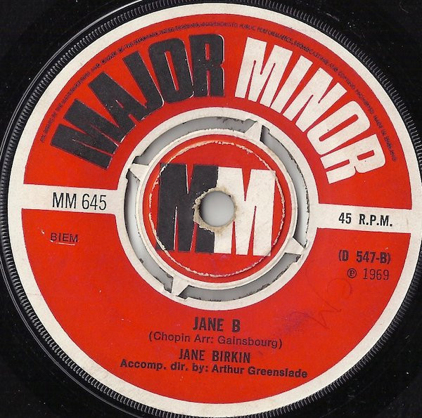 Jane Birkin & Serge Gainsbourg - Je T'aime...Moi Non Plus | Major Minor (MM 645) - 2 Jane Birkin & Serge Gainsbourg - Je T'aime...Moi Non Plus | Major Minor (MM 645) - 2