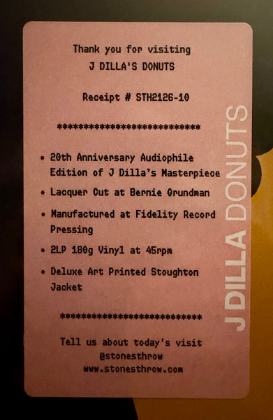 J Dilla - Donuts | Stones Throw Records (STH2126-10) - 3