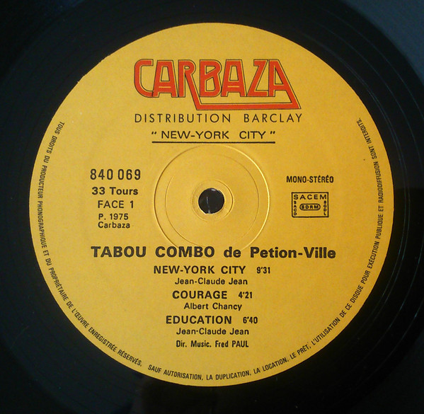 Tabou Combo - New York City (8th Sacrement) | Carbaza (840 069) - 4 Tabou Combo - New York City (8th Sacrement) | Carbaza (840 069) - 4