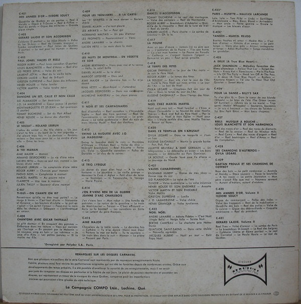 Ti-Gus - On Chante Et On Rit [Vinyl] | Carnaval (C-407) - 2