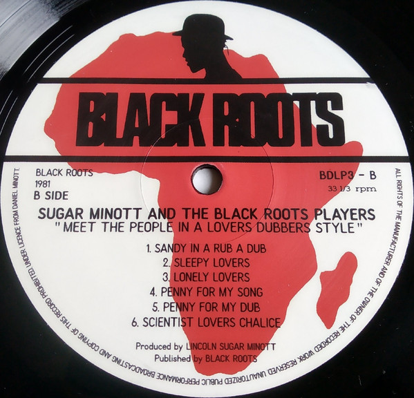 Sugar Minott & Black Roots Players - Meet The People In A Lovers Dubbers Style | Black Roots (BDLP3) - 4