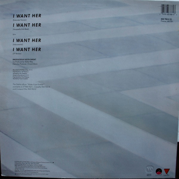Keith Sweat - I Want Her | Elektra (966 788-0) - 4