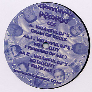 Unlawful DJ's - Chain Of Fools / No Diggity | Criminal Records (CRIMINAL 005)