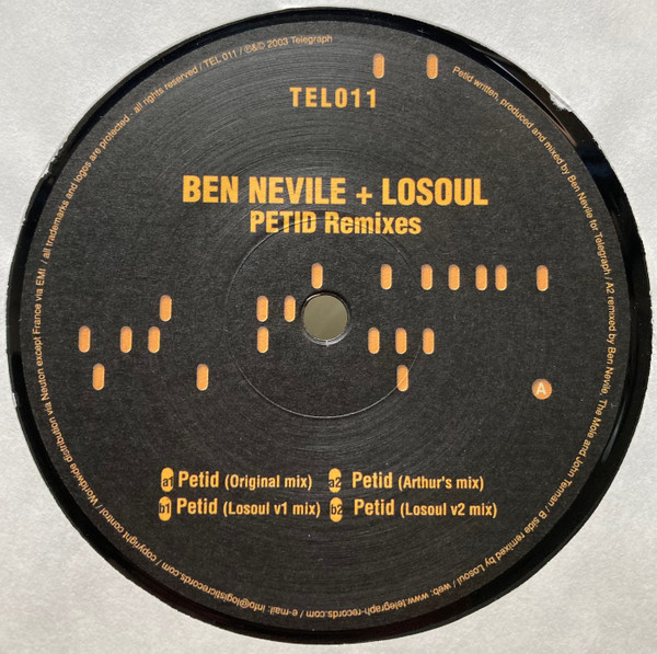 Ben Nevile + LoSoul - Petid Remixes | Telegraph (TEL011) - 3 Ben Nevile + LoSoul - Petid Remixes | Telegraph (TEL011) - 3