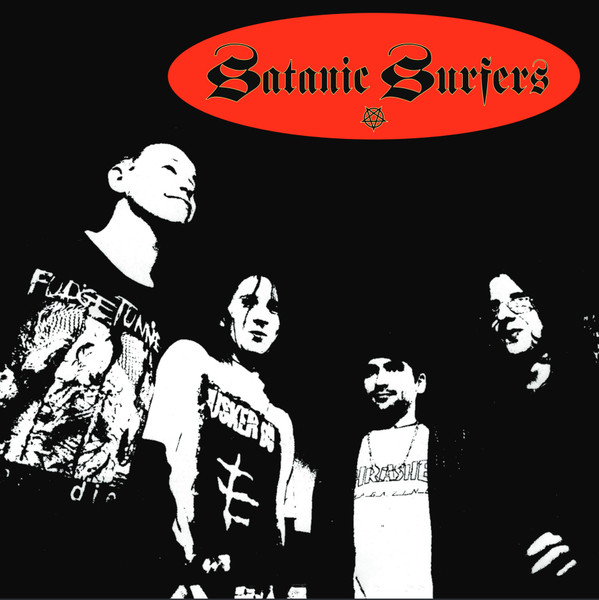 Ten Foot Pole / Satanic Surfers - Ten Foot Pole / Satanic Surfers (10" - Limited Edition - Blue/Black Split Vinyl) [Vinyl] | Dusty Wax Records (DWR-003) - 2