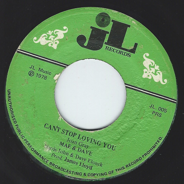 Mae & Dave - Since You Came / Can't Stop Loving You | JL Records (JL 005) - 2 Mae & Dave - Since You Came / Can't Stop Loving You | JL Records (JL 005) - 2