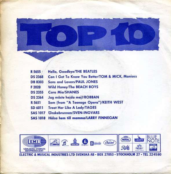 Paul Jones - Sons And Lovers | Columbia (DB 8303) - 2