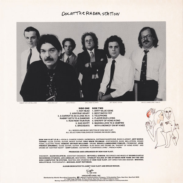 Captain Beefheart And The Magic Band - Doc At The Radar Station | Virgin (VA 13148) - 2 Captain Beefheart And The Magic Band - Doc At The Radar Station | Virgin (VA 13148) - 2