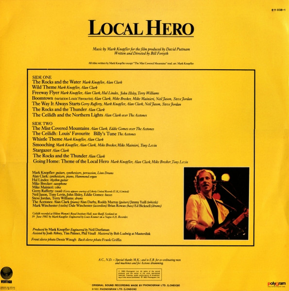 Mark Knopfler - Local Hero | Vertigo (811 038-1) - 2