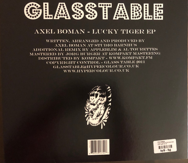 Axel Boman - Lucky Tiger EP | Glass Table (GT 03) - 2 Axel Boman - Lucky Tiger EP | Glass Table (GT 03) - 2