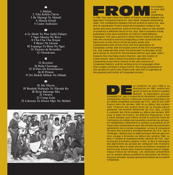 Franco Et Orchestre T.P.O.K. Jazz - La Rumba De Mi Vida | Planet Ilunga (PI 08) - 2 Franco Et Orchestre T.P.O.K. Jazz - La Rumba De Mi Vida | Planet Ilunga (PI 08) - 2