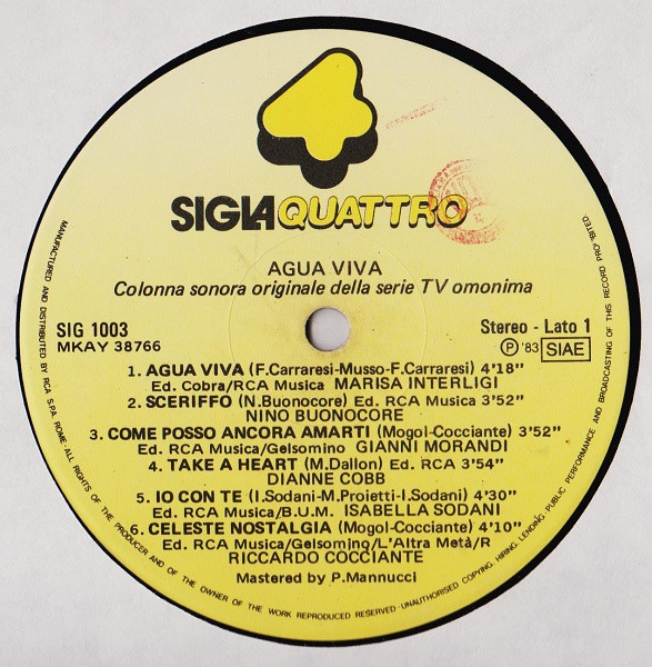 Various - Agua Viva | Sigla Quattro (SIG 1003) - 3 Various - Agua Viva | Sigla Quattro (SIG 1003) - 3