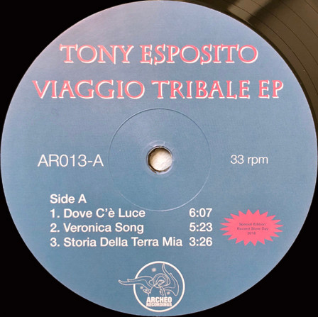 Tony Esposito - Viaggio Tribale EP | Archeo Recordings (AR013) - 3 Tony Esposito - Viaggio Tribale EP | Archeo Recordings (AR013) - 3
