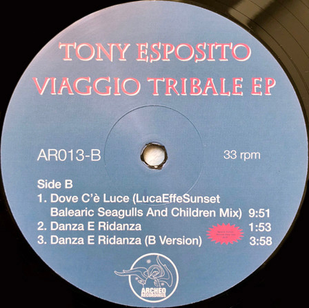 Tony Esposito - Viaggio Tribale EP | Archeo Recordings (AR013) - 4 Tony Esposito - Viaggio Tribale EP | Archeo Recordings (AR013) - 4