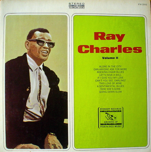 Ray Charles - Ray Charles Volume II | Everest Records Archive Of Folk & Jazz Music (FS 292)