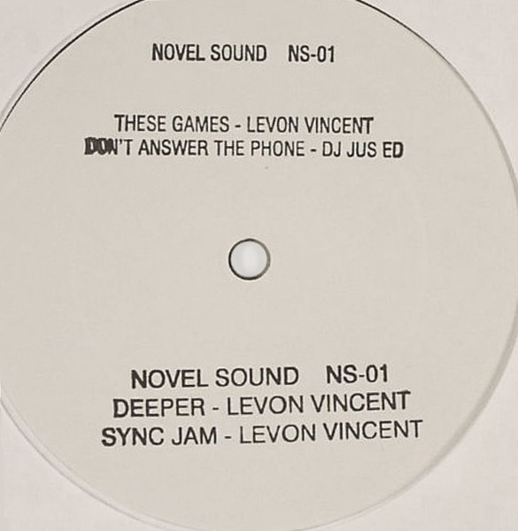 Levon Vincent / Jus-Ed - These Games EP | Novel Sound (NS-01) - main