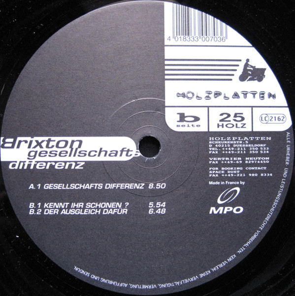 Brixton - Gesellschafts Differenz | Holzplatten (HOLZ 25) - main Brixton - Gesellschafts Differenz | Holzplatten (HOLZ 25) - main