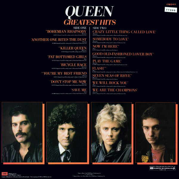 Queen - Greatest Hits | EMI (1780411) - 2
