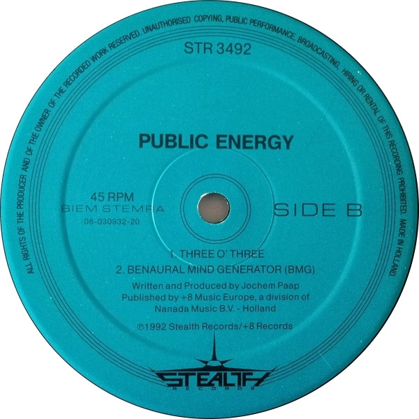 Public Energy - Hemi-Sync | Stealth Records (STR 3492) - 4 Public Energy - Hemi-Sync | Stealth Records (STR 3492) - 4