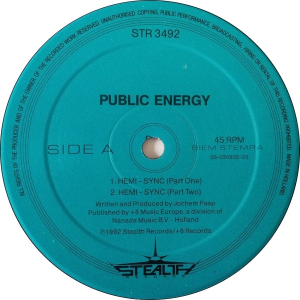 Public Energy - Hemi-Sync | Stealth Records (STR 3492) - 3 Public Energy - Hemi-Sync | Stealth Records (STR 3492) - 3