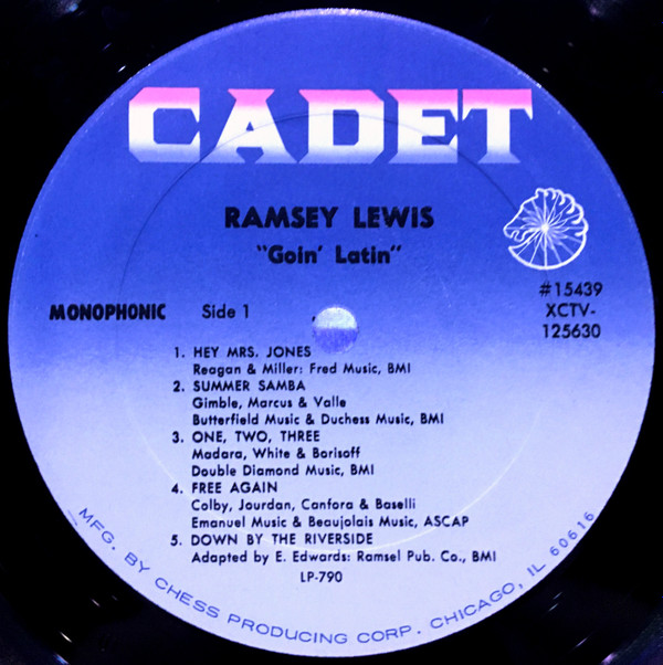 Ramsey Lewis - Goin' Latin | Cadet (LP 790) - 3 Ramsey Lewis - Goin' Latin | Cadet (LP 790) - 3