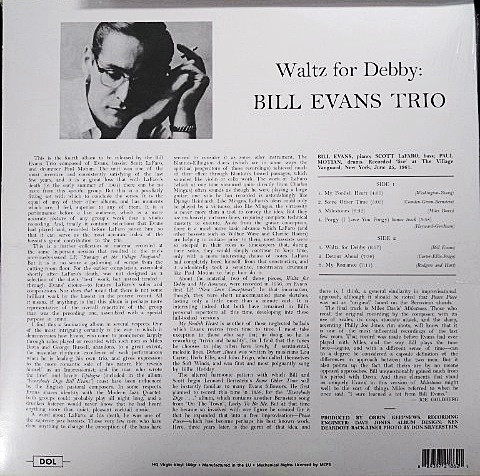 The Bill Evans Trio With Scott LaFaro , Paul Motian - Waltz For Debby | DOL (DOL862HG) - 2 The Bill Evans Trio With Scott LaFaro , Paul Motian - Waltz For Debby | DOL (DOL862HG) - 2