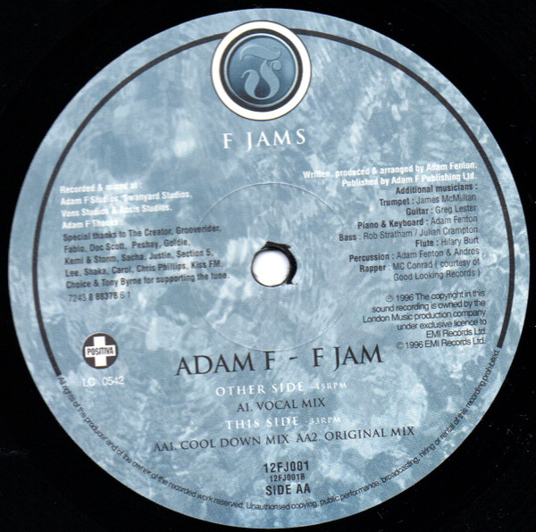 Adam F - F Jam | F-Jams (12FJ001) - 4