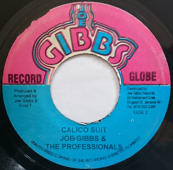 Althea & Donna / Joe Gibbs & The Professionals - Uptown Top Ranking / Calico Suit | Joe Gibbs Record Globe (none) - 2