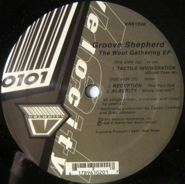 Groove Shepherd - The Woolgathering EP | Velocity Recordings (VR 61020) - main Groove Shepherd - The Woolgathering EP | Velocity Recordings (VR 61020) - main
