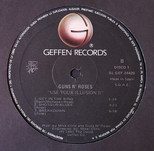 Guns N' Roses - Use Your Illusion II | Geffen Records (5L GEF 24420) - 4