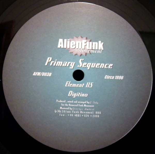 Primary Sequence - Compufunk | Alien Funk Movement (AFM/003) - 2